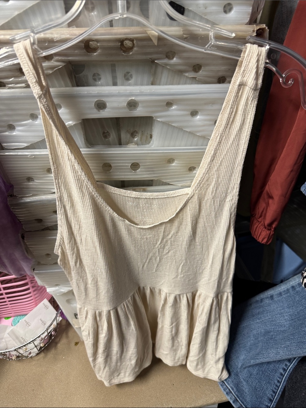 American eagle soft and sexy rib tank S // 092678